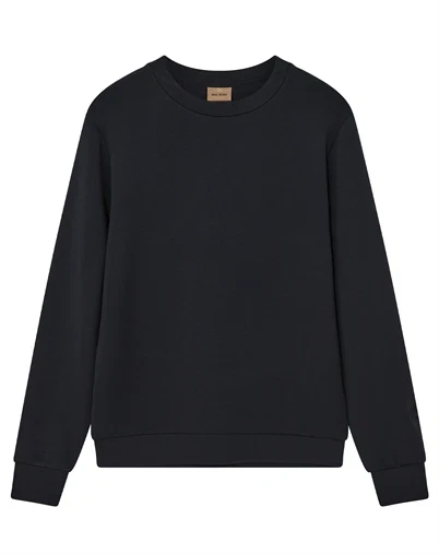 Mos Mosh Gallery - MMGAbel Crew Neck Sweatshirt - Salute Navy 